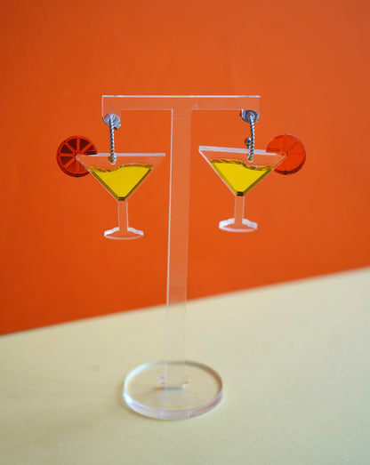 Pendientes cóctel de naranjas