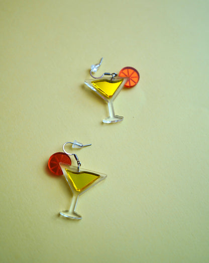 Pendientes cóctel de naranjas