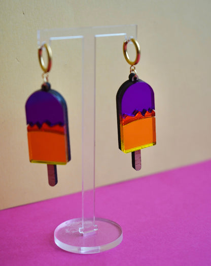 Pendientes polo sabores helado