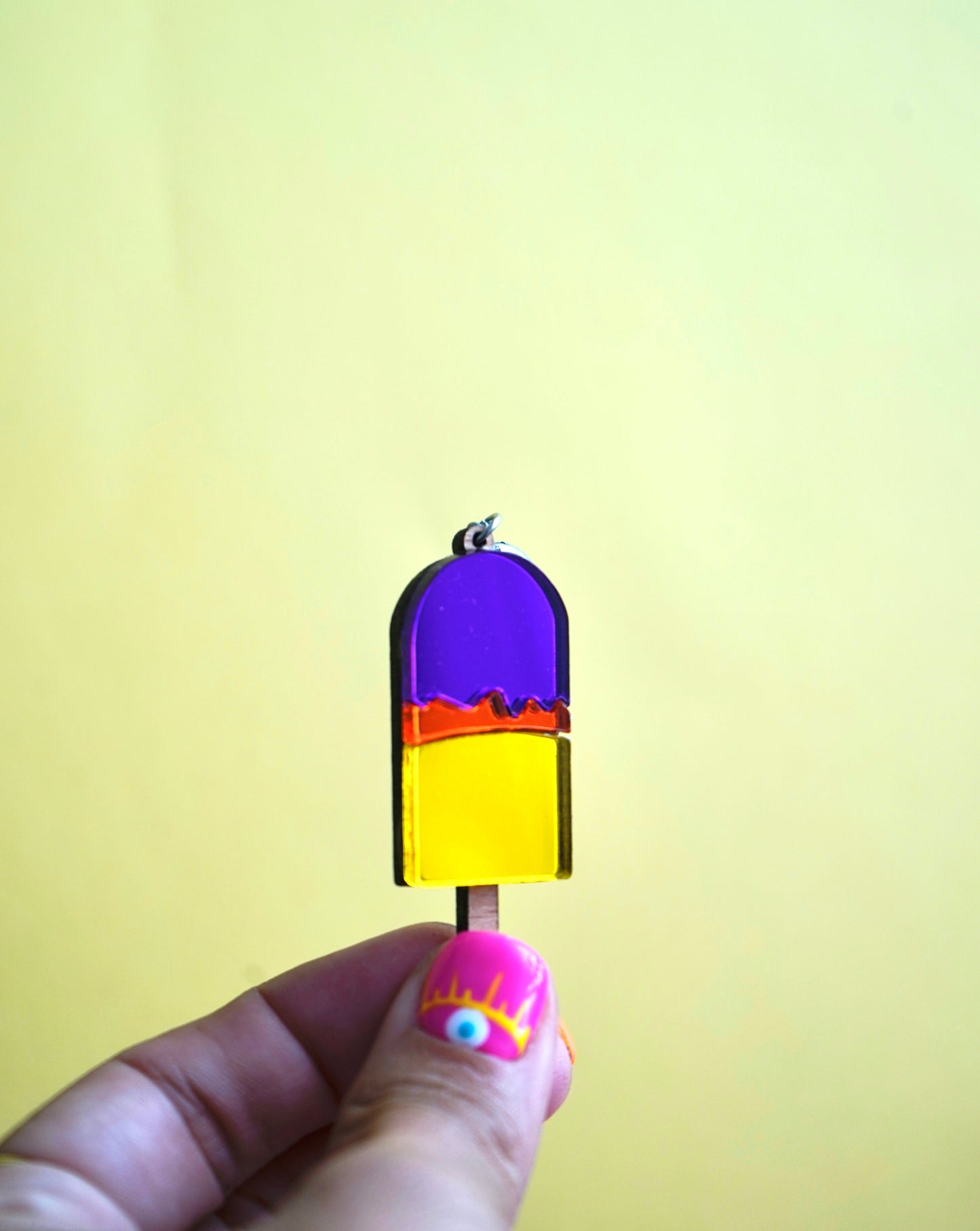 Pendientes polo sabores helado