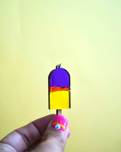 Pendientes polo sabores helado