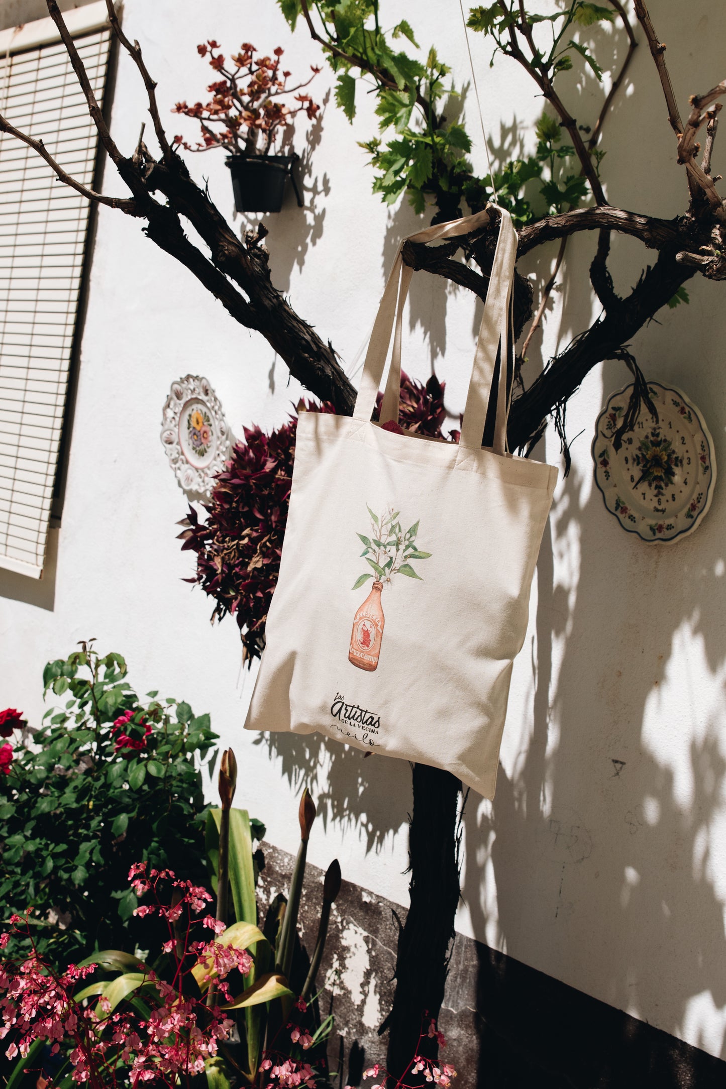 Totebag Botellín Cruzcampo x La Neilo