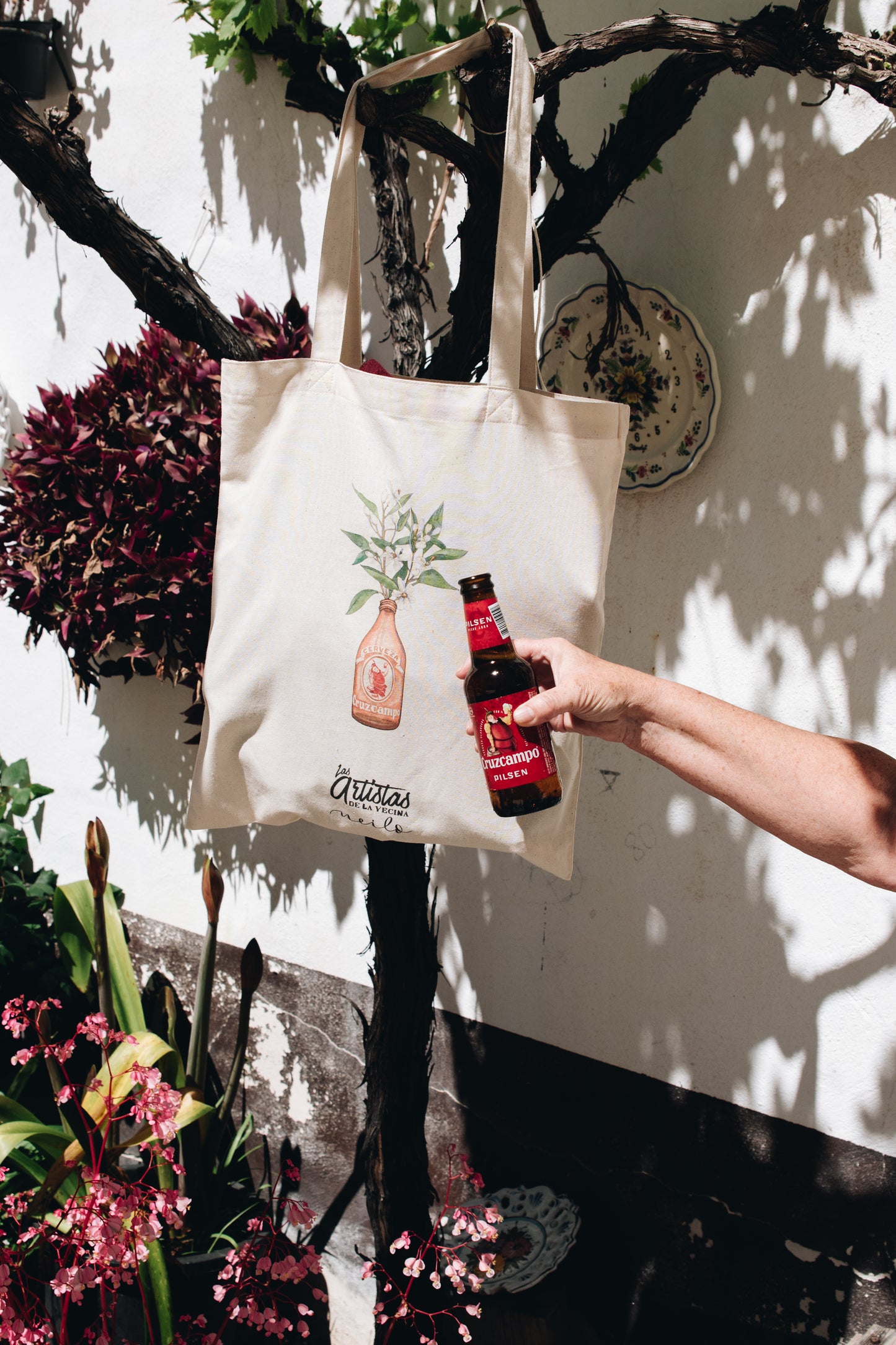Totebag Botellín Cruzcampo x La Neilo