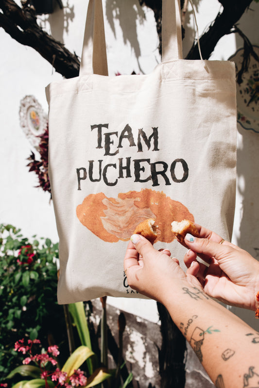 Totebag Team Puchero x Raquel Sarabia