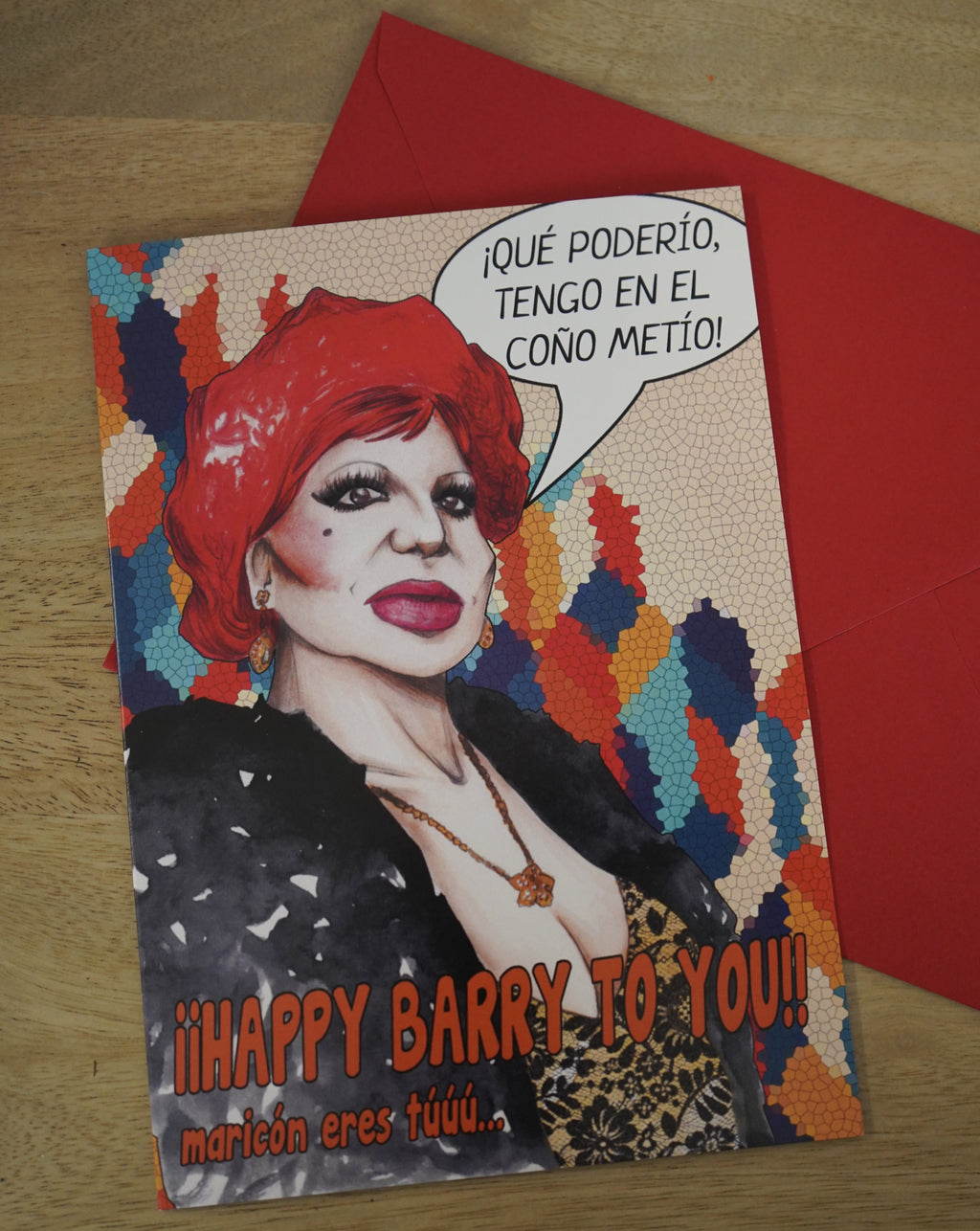 Tarjeta de felicitación Mairena Happy Barry