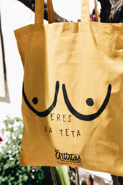 Totebag Eres la teta x Alejandra Picart