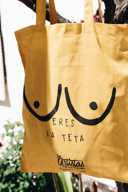 Totebag Eres la teta x Alejandra Picart