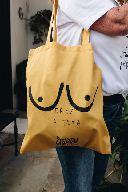 Totebag Eres la teta x Alejandra Picart