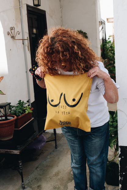 Totebag Eres la teta x Alejandra Picart