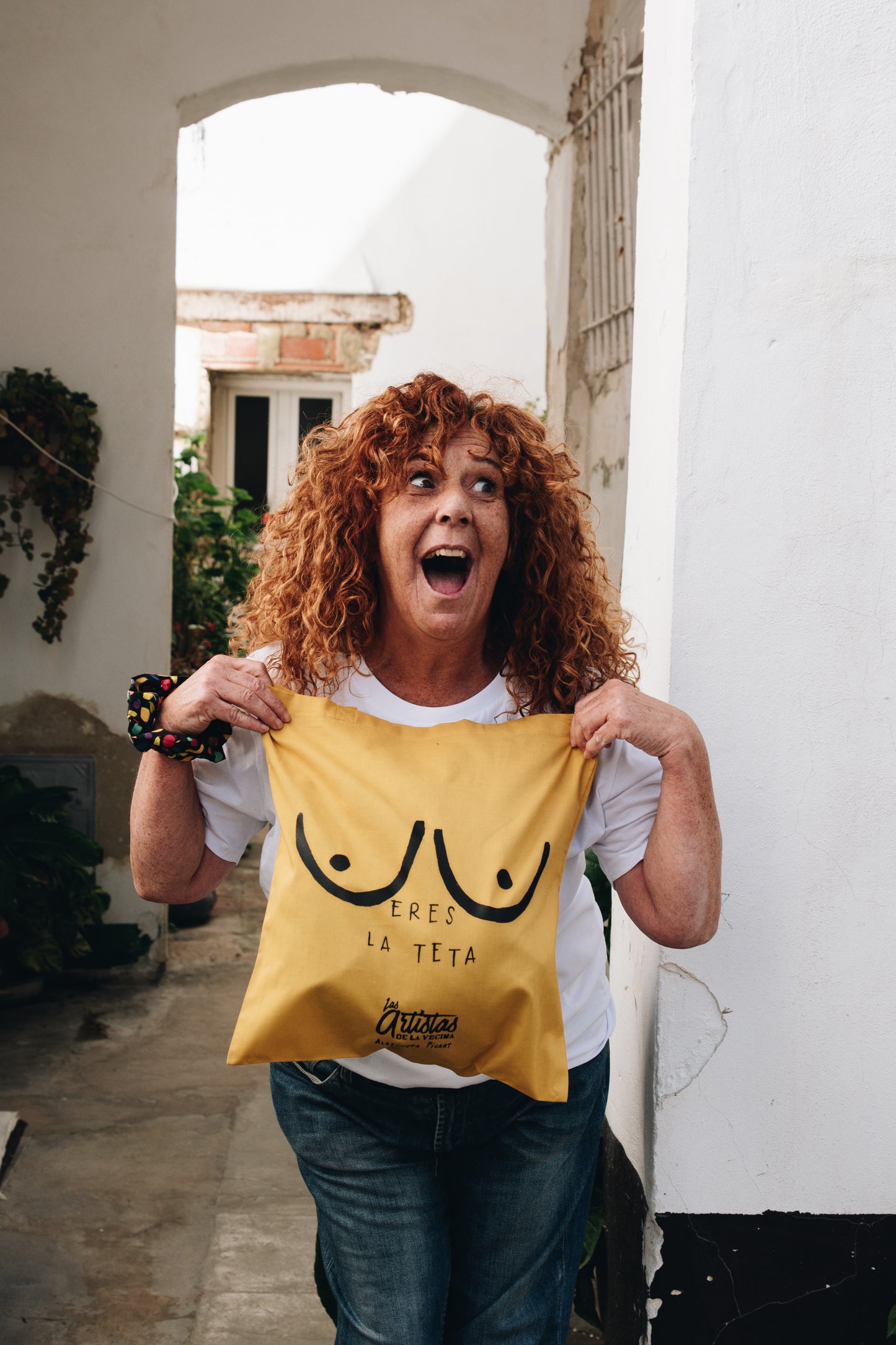 Totebag Eres la teta x Alejandra Picart