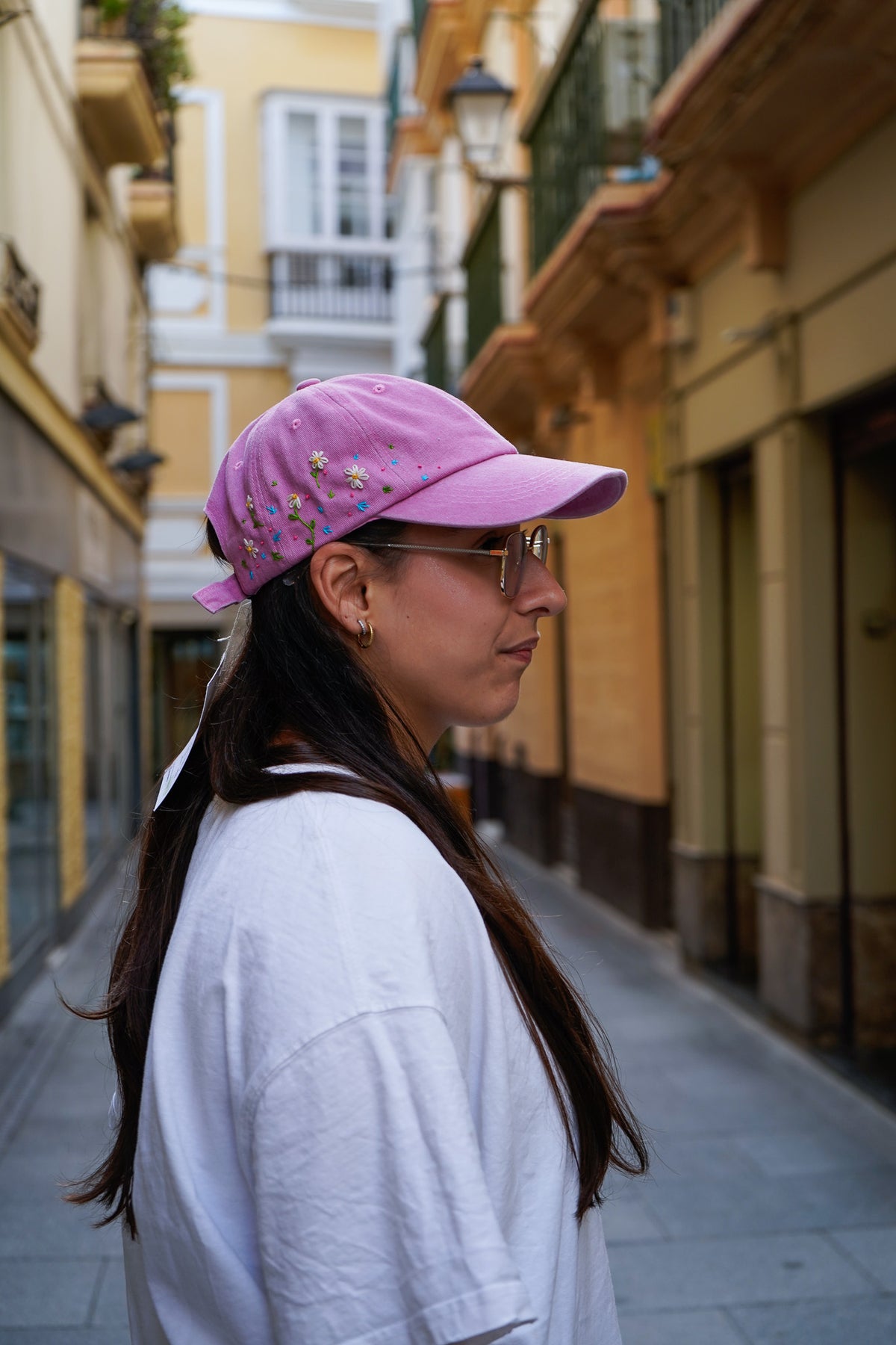 Gorras bordadas margaritas