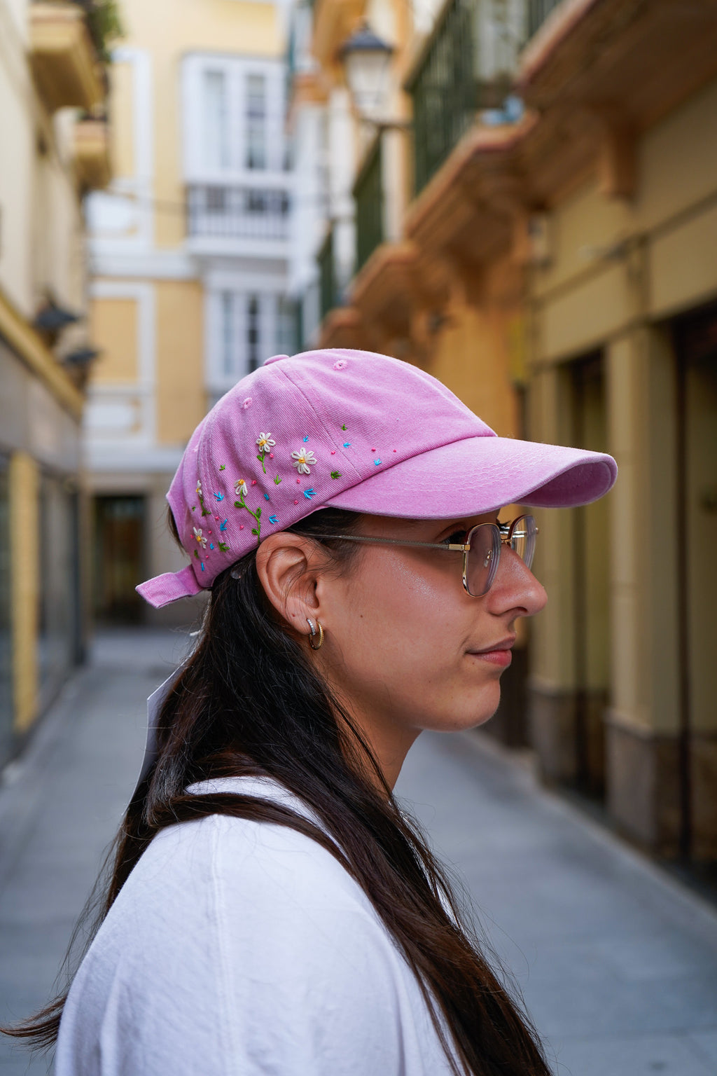 Gorras bordadas margaritas