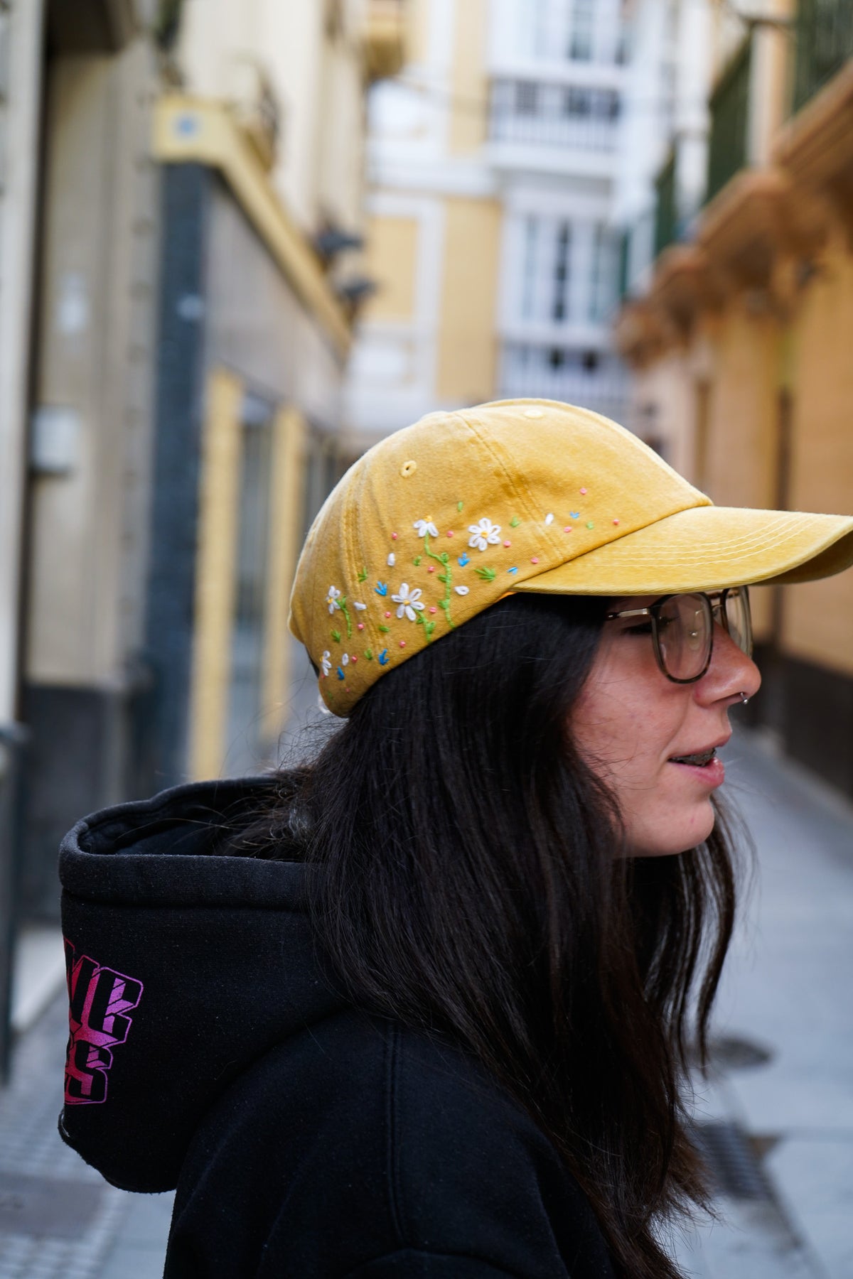 Gorras bordadas margaritas