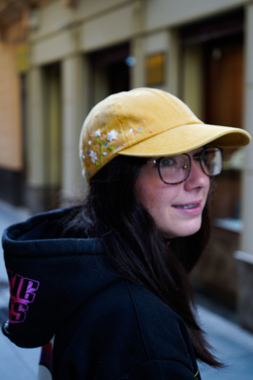 Gorras bordadas margaritas
