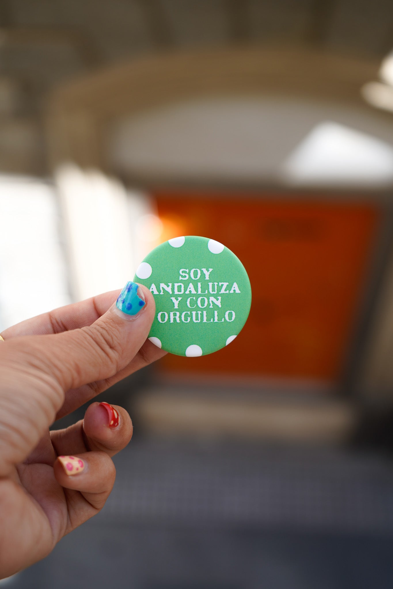 Chapa SOY ANDALUZA Y CON ORGULLO