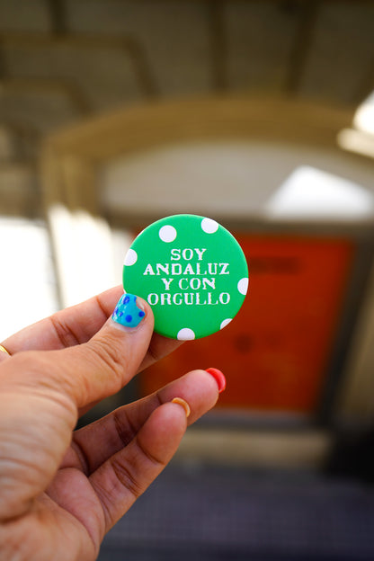 Chapa SOY ANDALUZ Y CON ORGULLO