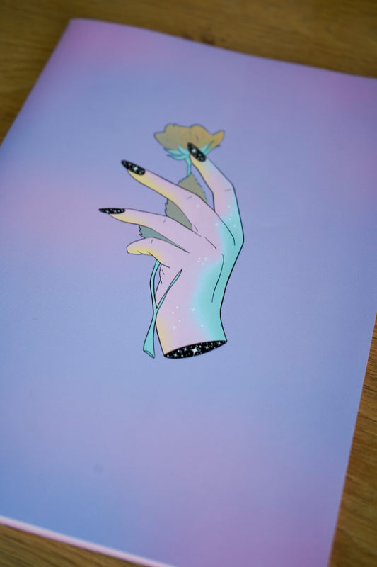 Isa Muguruza - Libreta Mano rosa