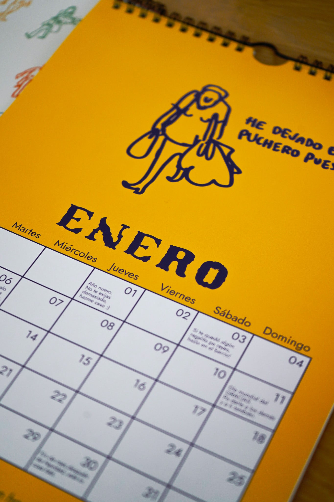 El calendario del barrio 2026