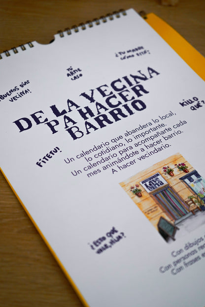 El calendario del barrio 2026