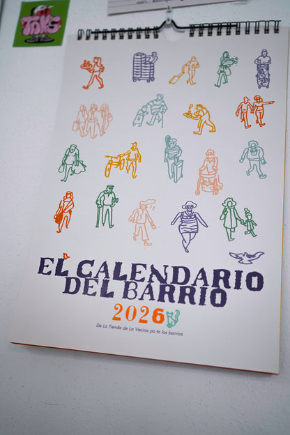 El calendario del barrio 2026