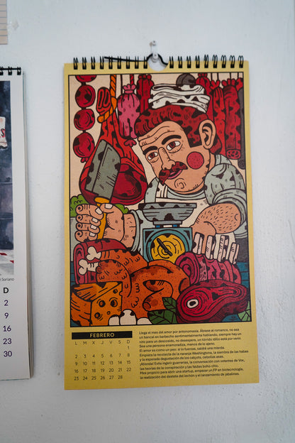 Calendario Almanaque Percales 2026