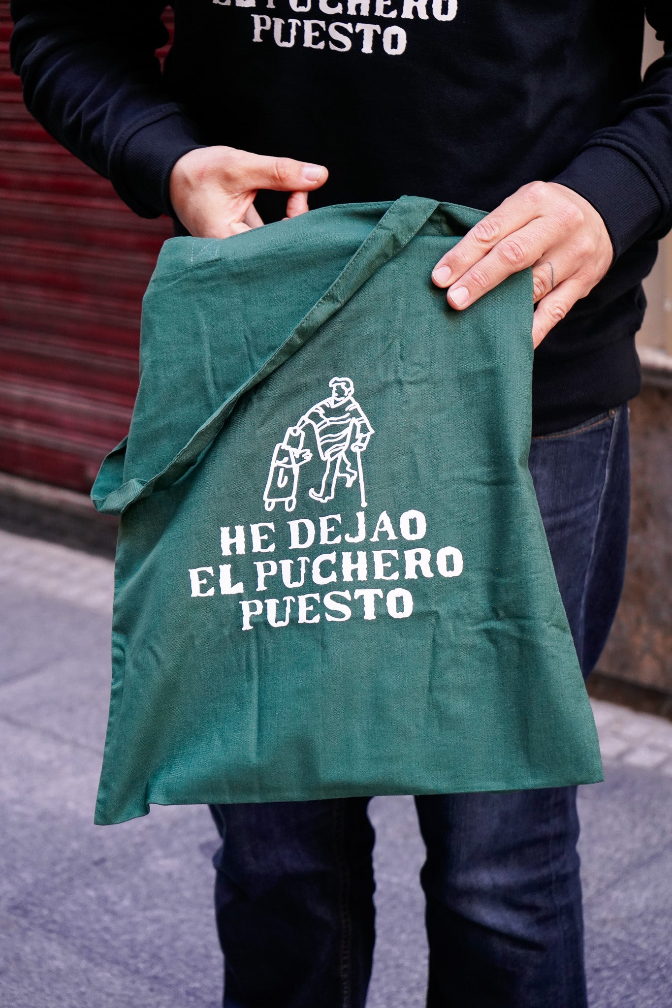 Totebag He dejao el puchero puesto.