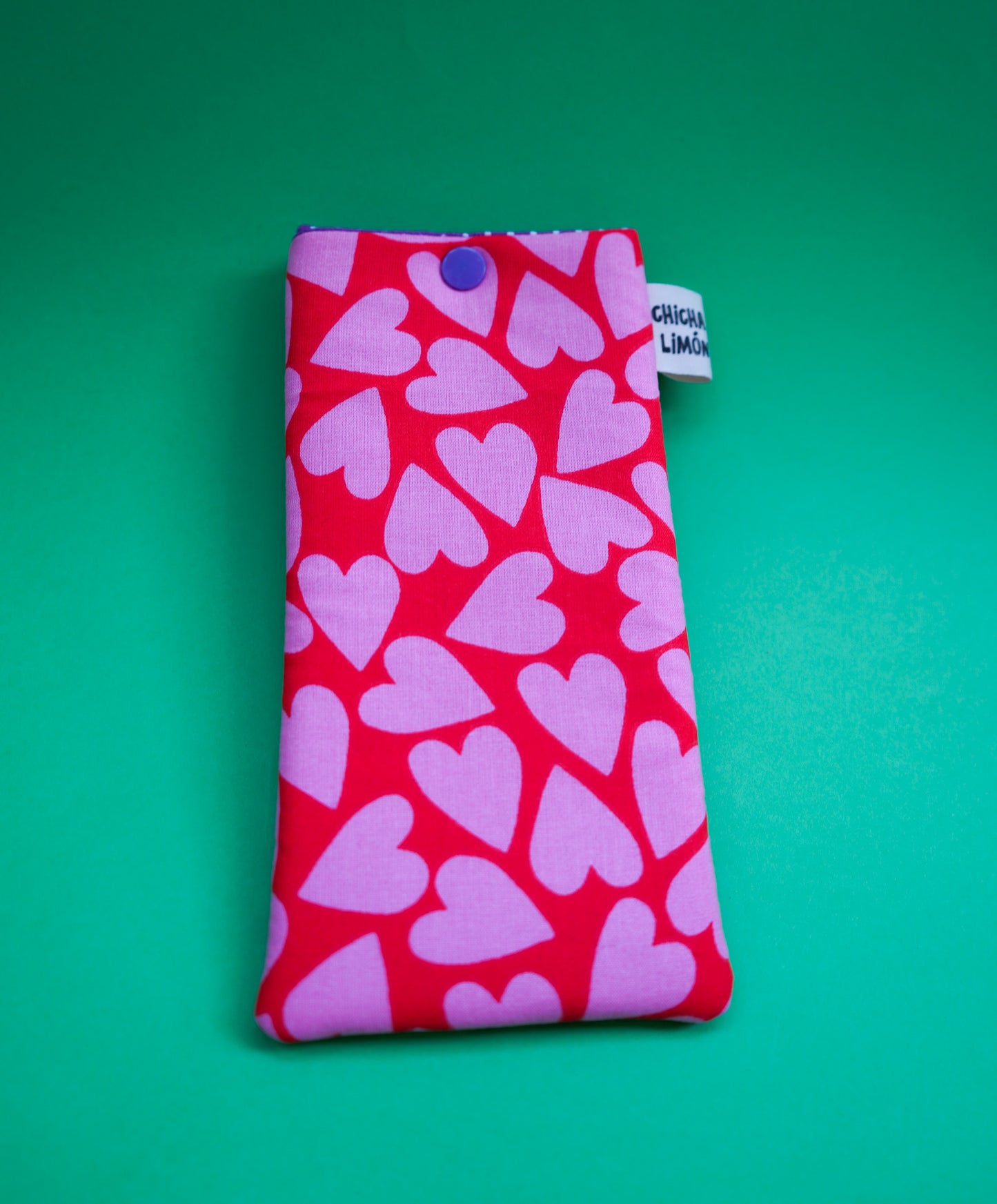 Funda de gafas corazones
