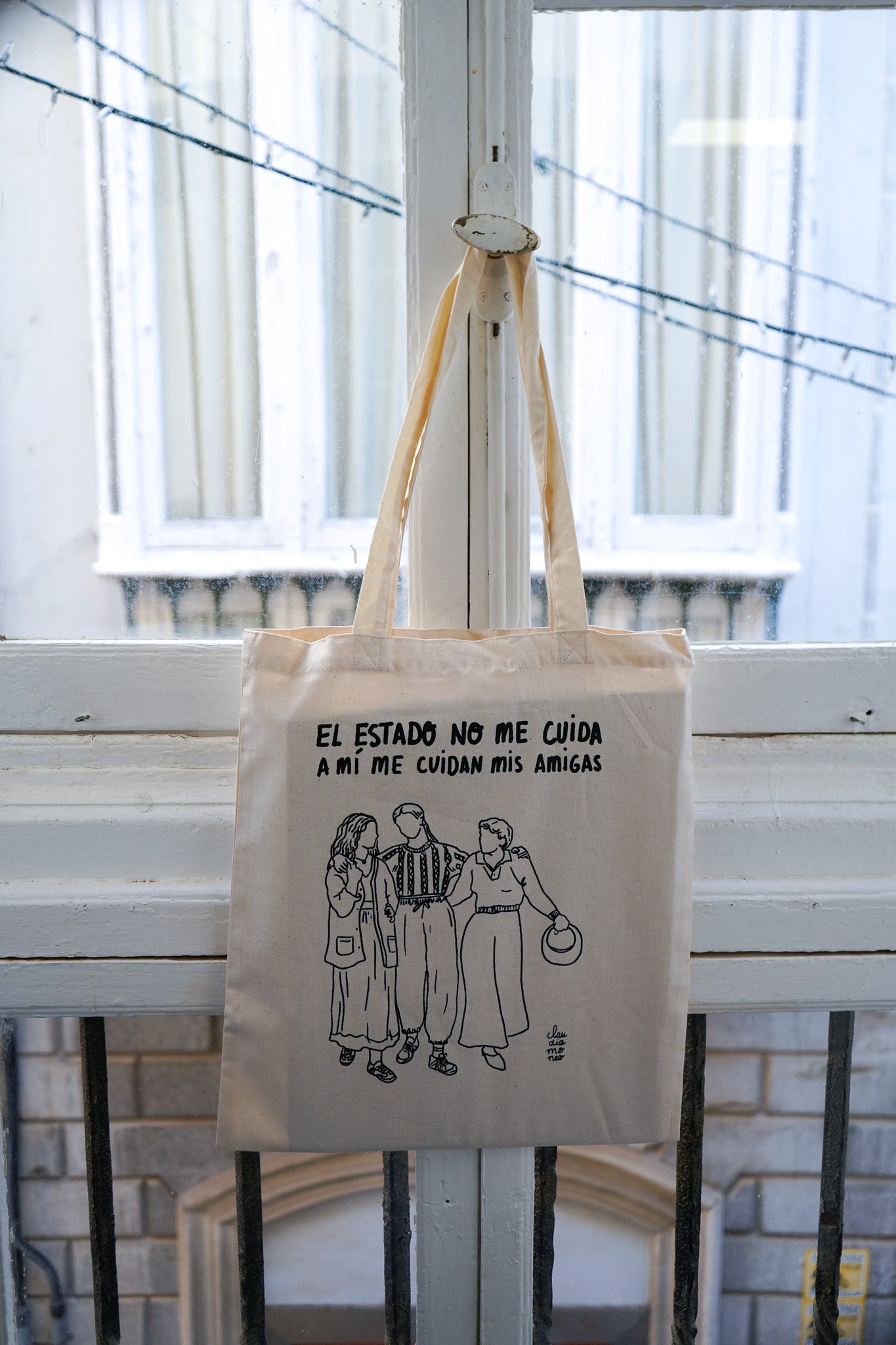 Totebag El Estado no me cuida, a mí me cuidan mis amigas
