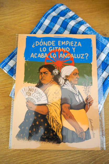 Lámina ¿Dónde empieza lo gitano y acaba lo andaluz?