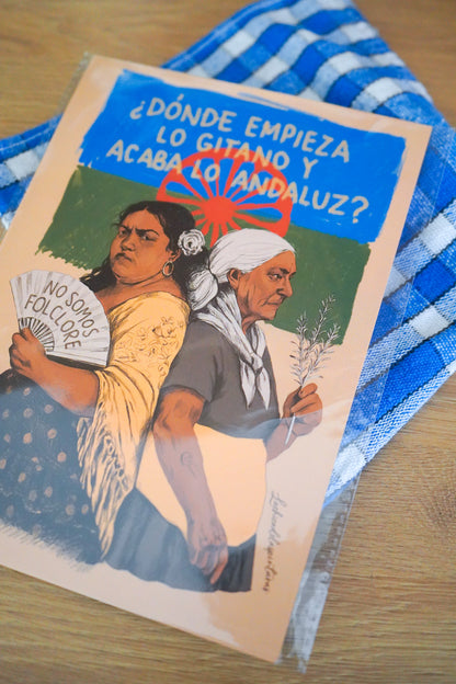 Lámina ¿Dónde empieza lo gitano y acaba lo andaluz?