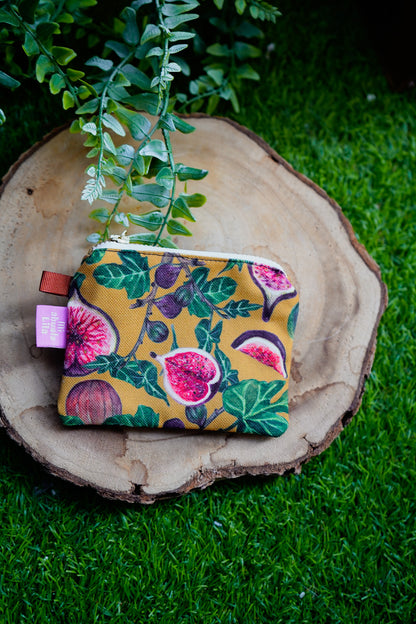 Monedero mostaza higos