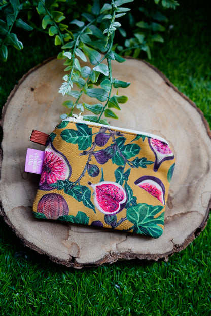 Monedero mostaza higos