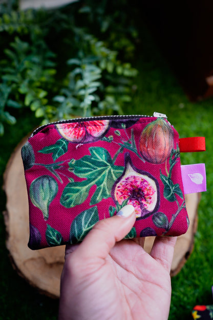 Monedero granate higos