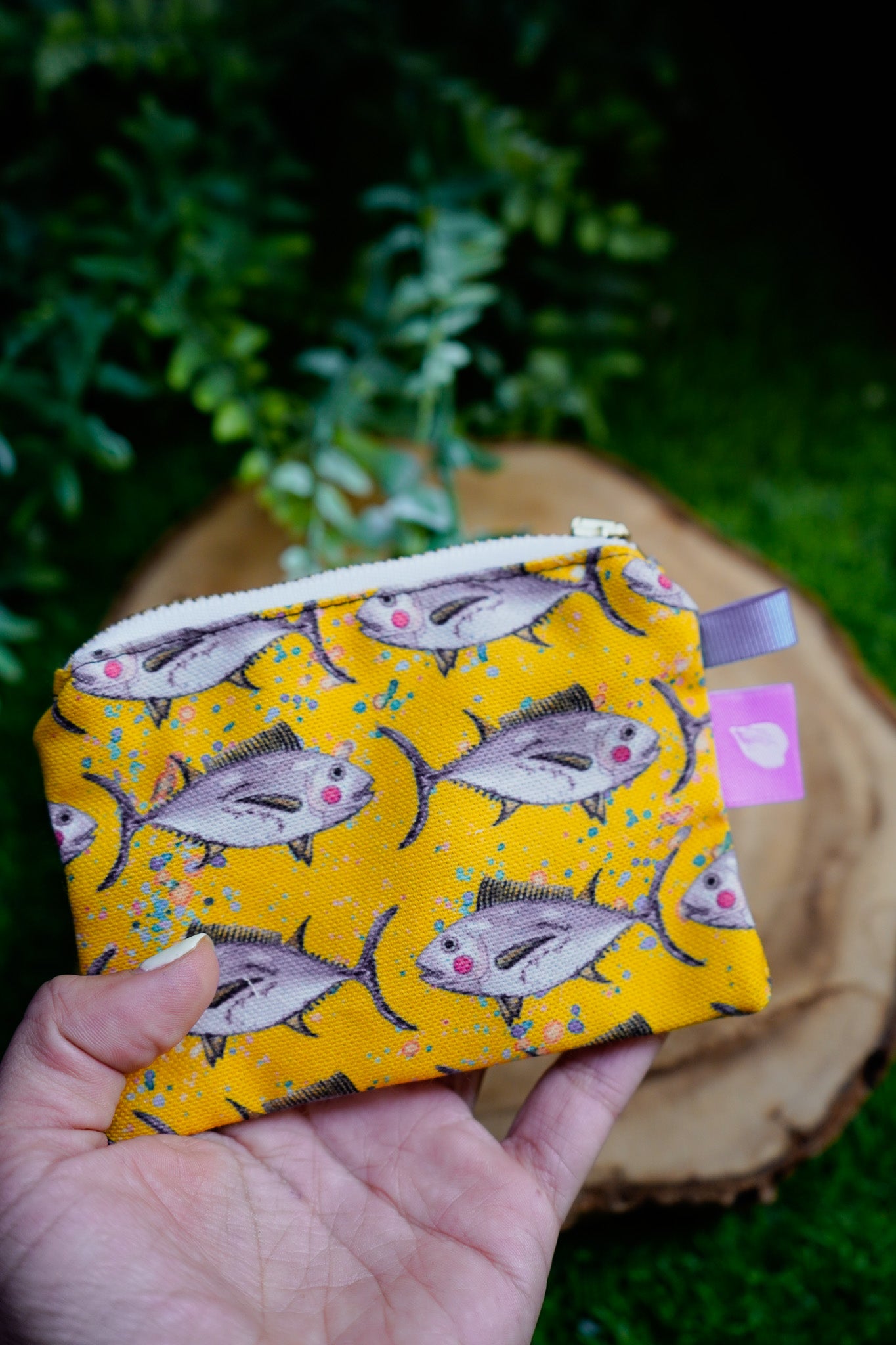 Monedero amarillo atunes