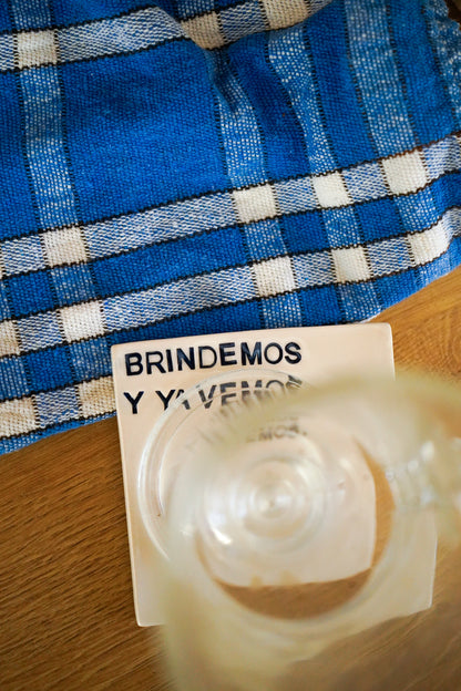 Posavasos Brindemos y ya vemos