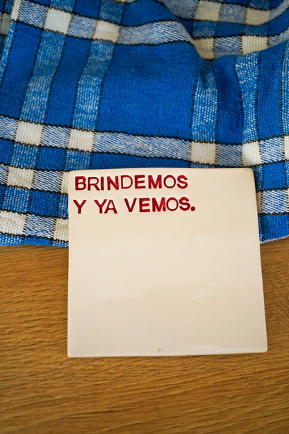 Posavasos Brindemos y ya vemos