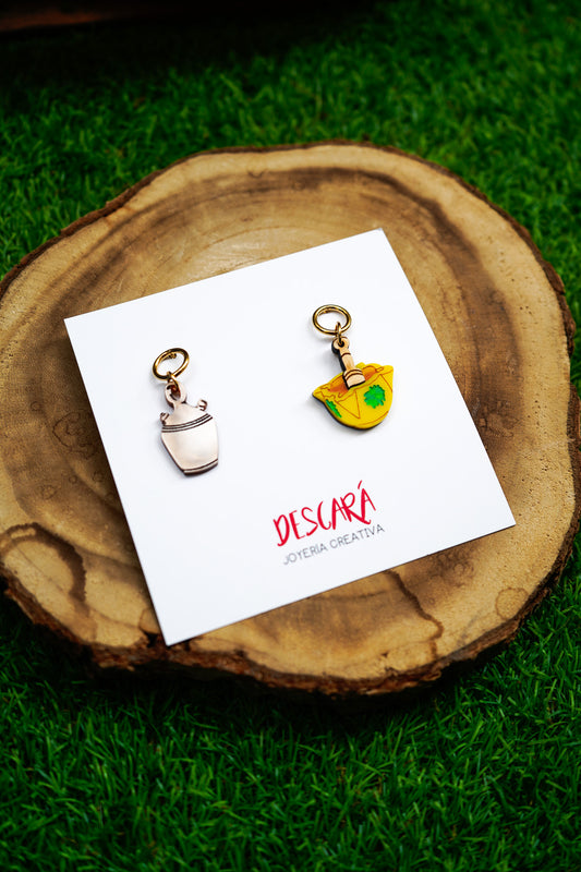 Pendientes PACK mortero y botijo