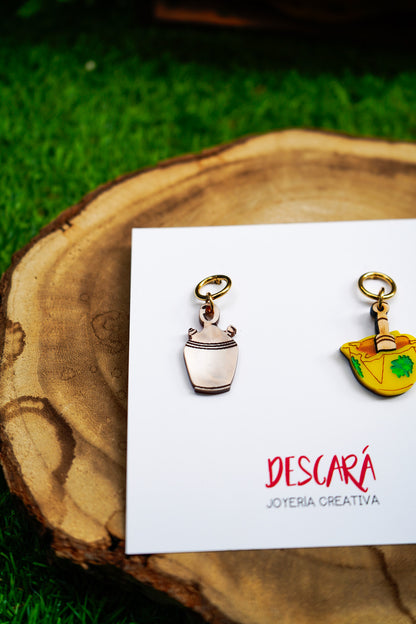Pendientes PACK mortero y botijo