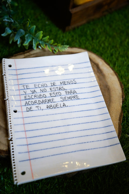 Plato cerámica Abuela