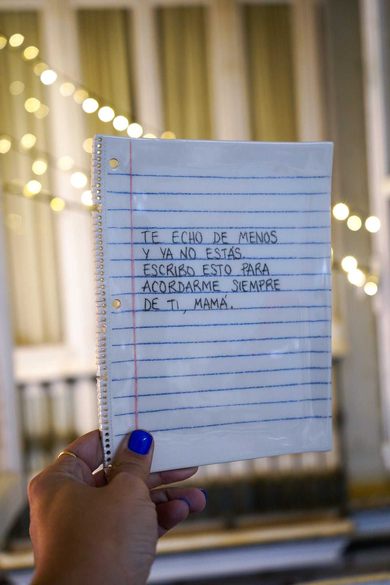 Plato cerámica Mamá