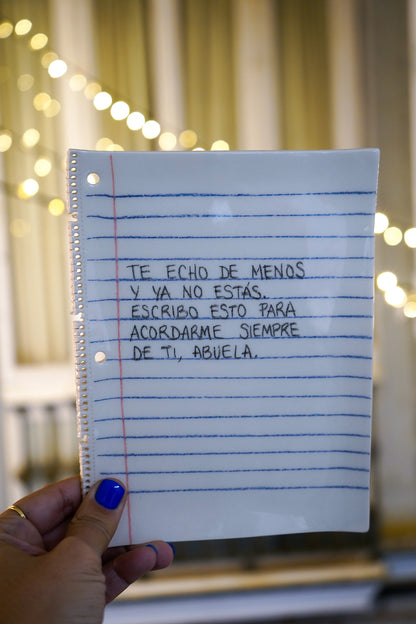 Plato cerámica Abuela