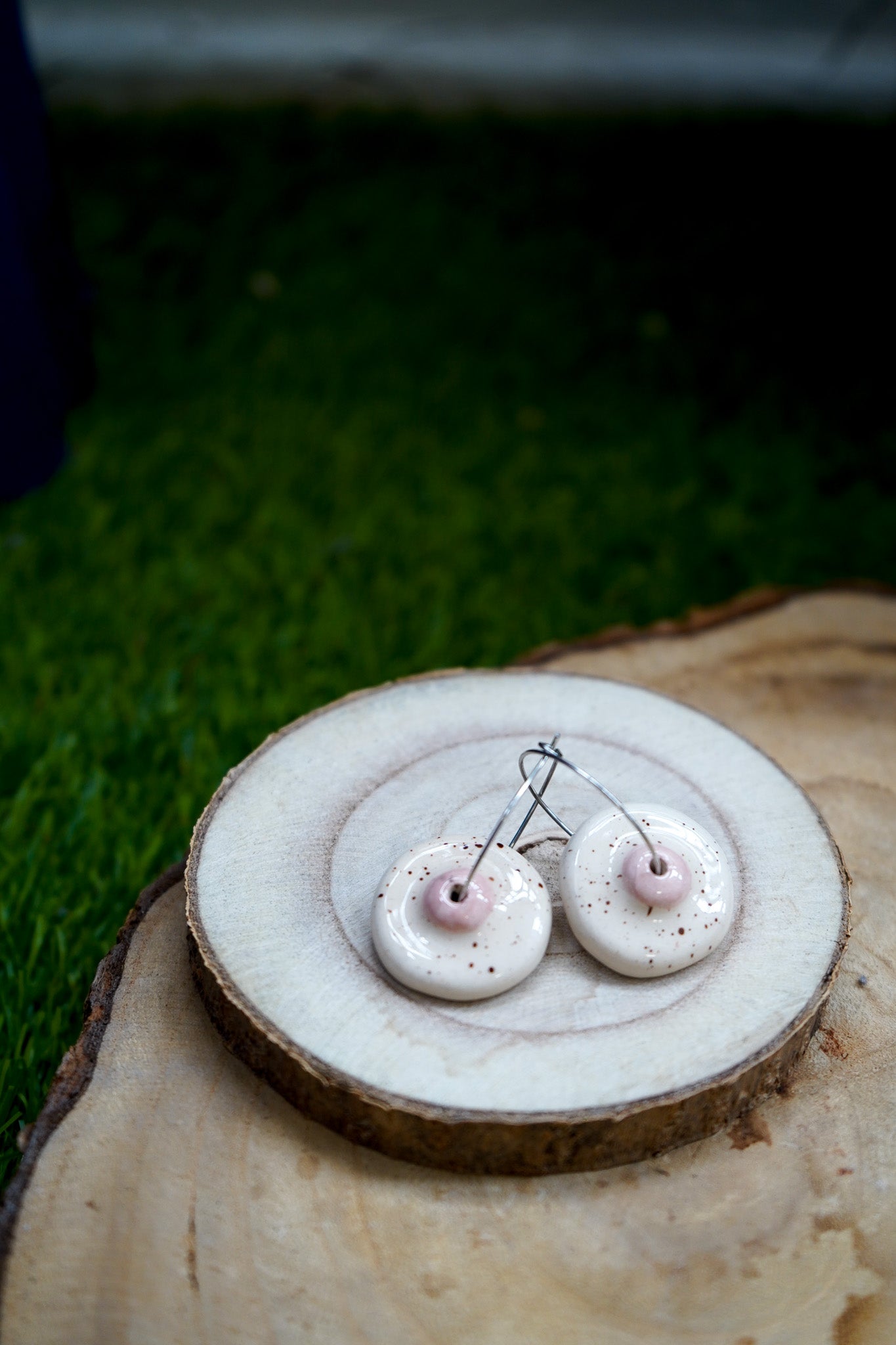 Pendientes Tetas de cerámica - Aro pezón