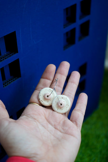 Pendientes Tetas de cerámica - Aro pezón