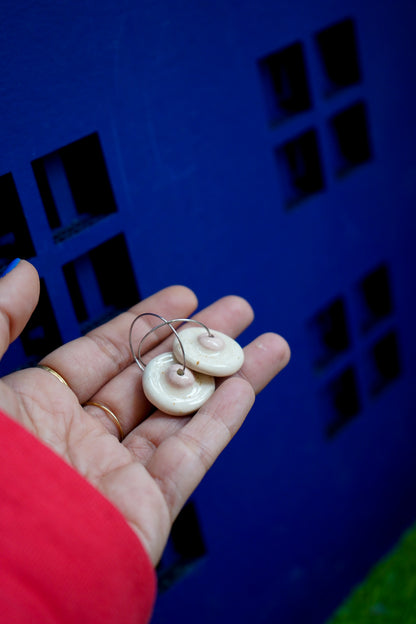 Pendientes Tetas de cerámica - Aro pezón