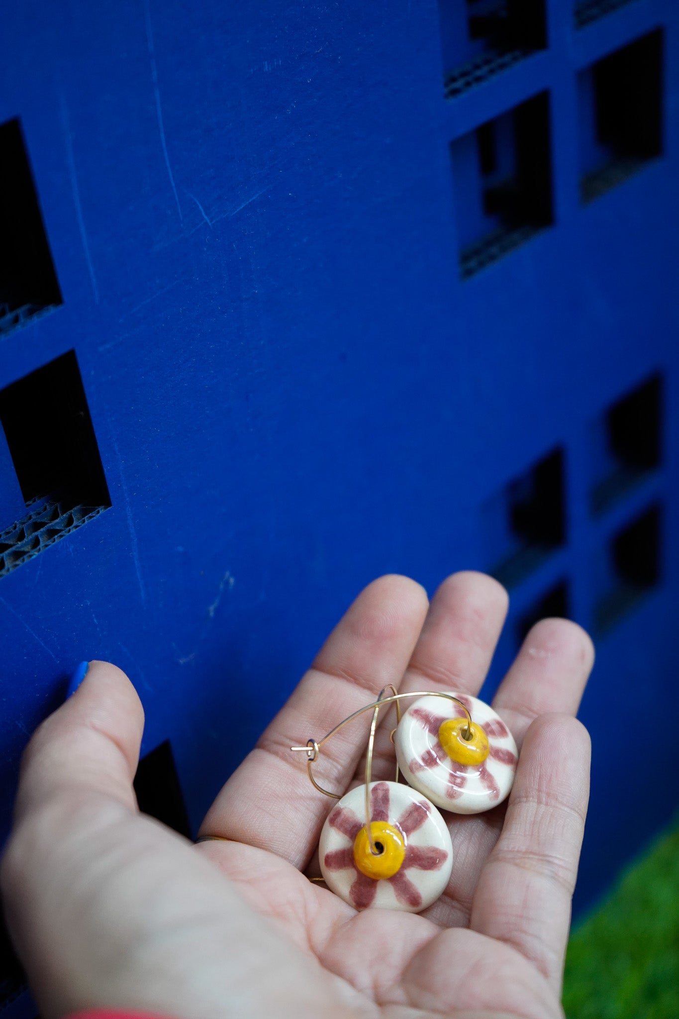 Pendientes Tetas de cerámica - Aro pezón