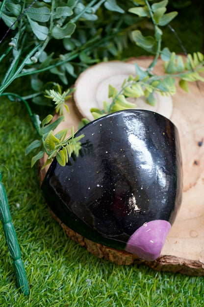 Tetas de maceta Negro y Lila