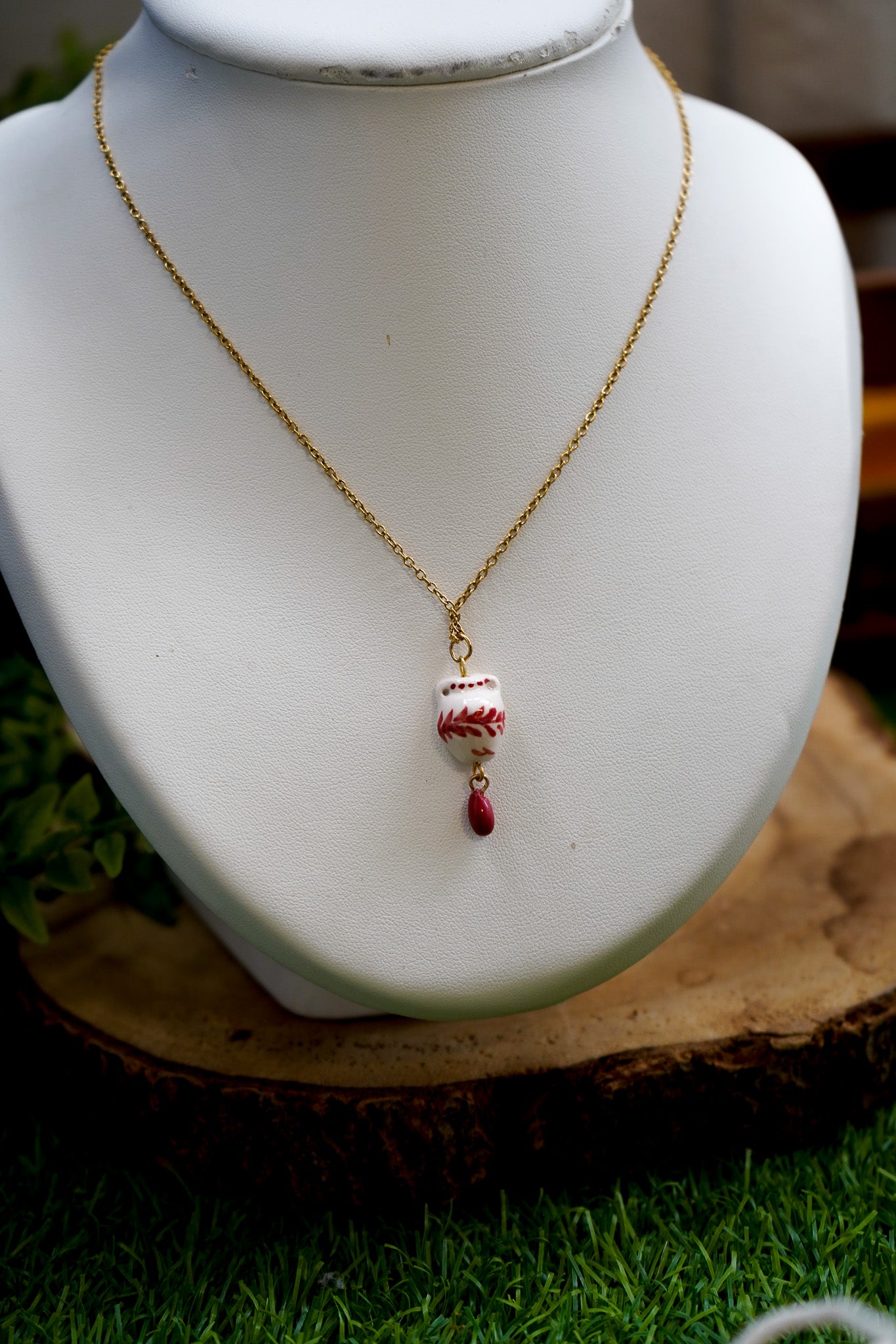 Collar Jarrón Cerámica