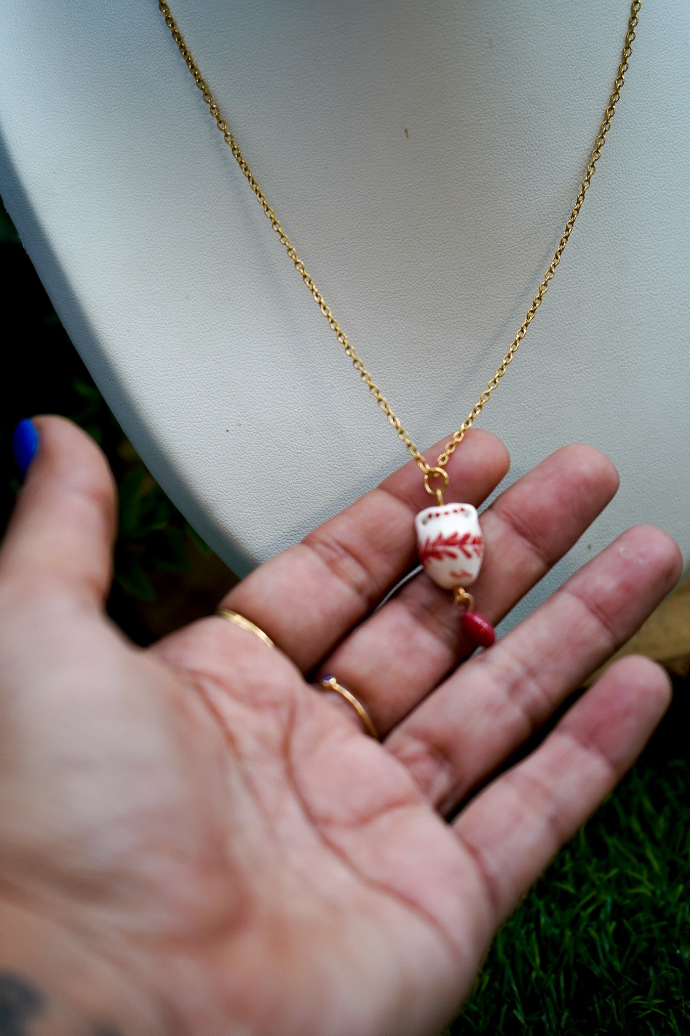 Collar Jarrón Cerámica