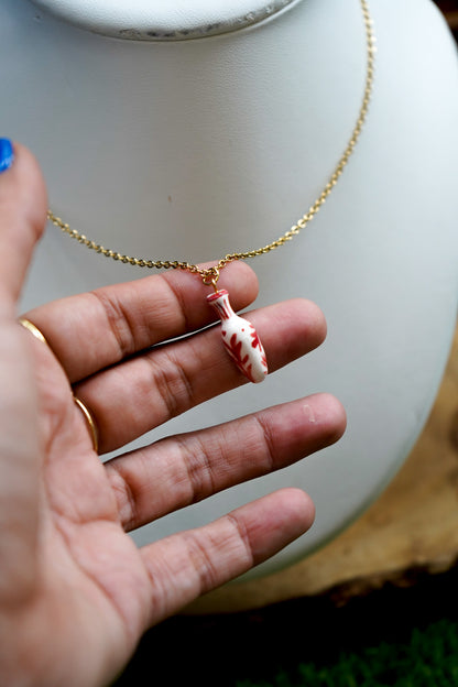 Collar Jarrón Cerámica