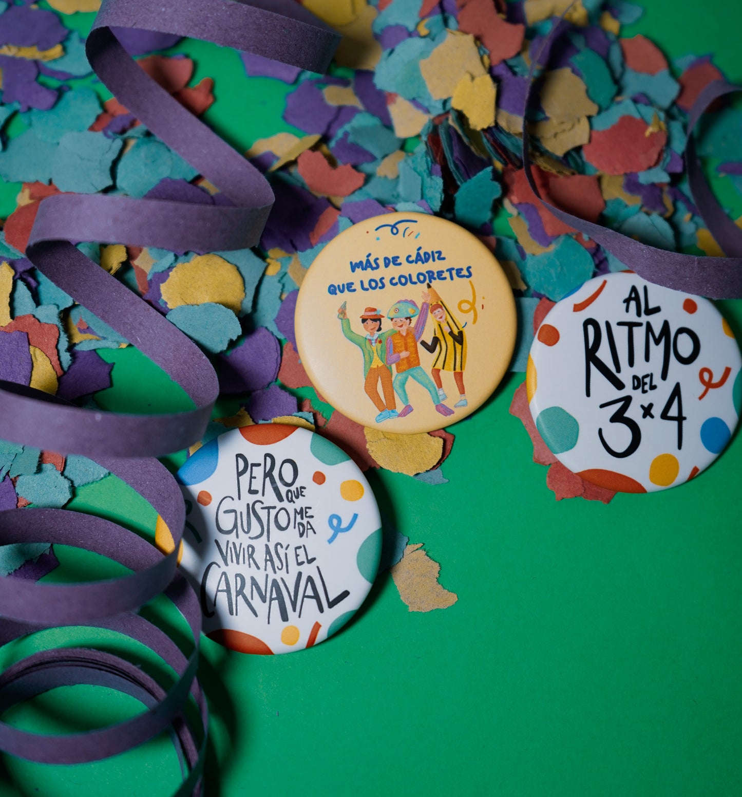 Pack 3 Chapas de Carnaval